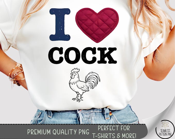Funny Chicken T-Shirt Sublimation PNG, Humorous Farm Rooster, Digital Download, B884