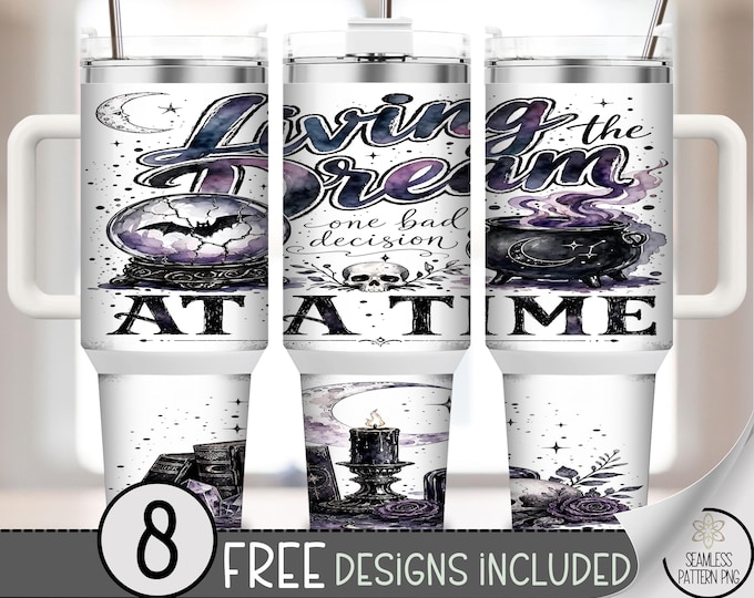 Halloween 40oz Tumbler Wrap, Witchy Sublimation Design, Sarcastic Spooky PNG (Digital Download) B10544