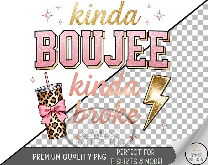Glam Sublimation Design, Boujee UV DTF Graphic, Trendy Glitter Clip Art, Girly Glitter Quote, Leopard Print Element, Glamorous Touch A487