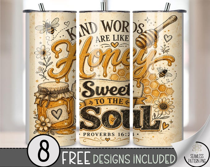 Hand-lettered Inspirational Quote 20 oz Tumbler Wrap, Rustic Sublimation Design, Warm PNG Files, B10196