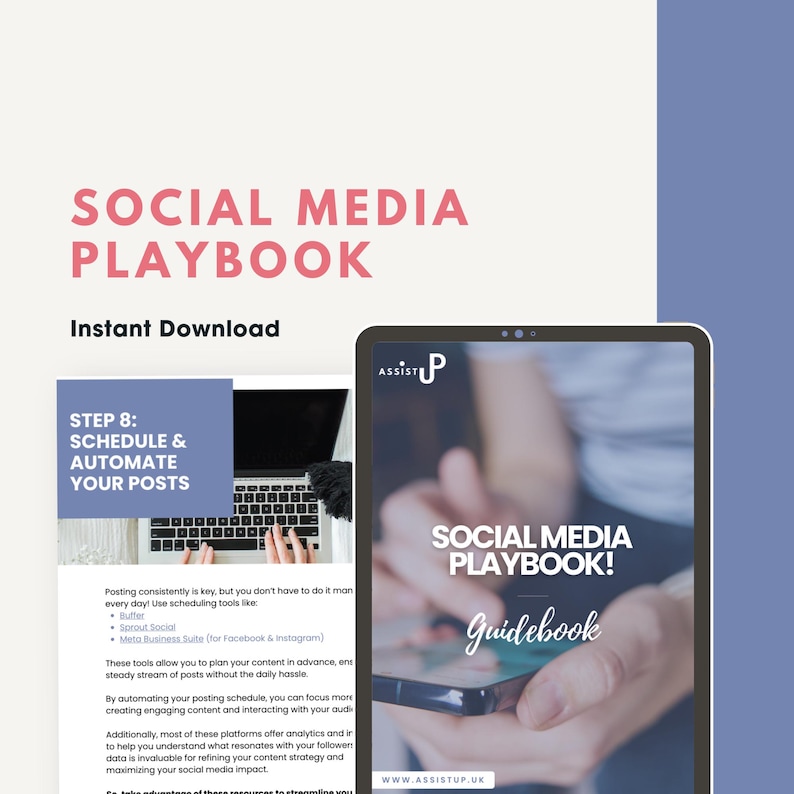 Social Media Playbook | Digital Strategy Guidebook PDF for Content ...