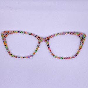 Halloween Confetti Magnetic Topper for Pair Eyewear