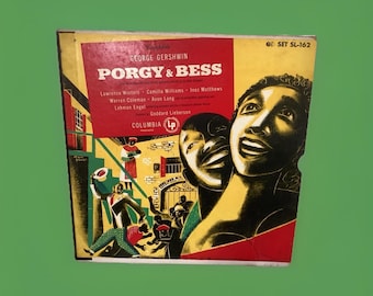 Conjunto de 3 LPs de vinil de Porgy & Bess de George Gershwin - Columbia OSL-162