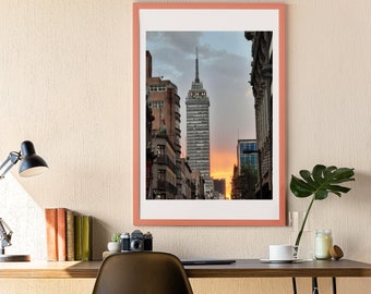 Cityscape Poster - Torre Latinoamericana, Mexico City