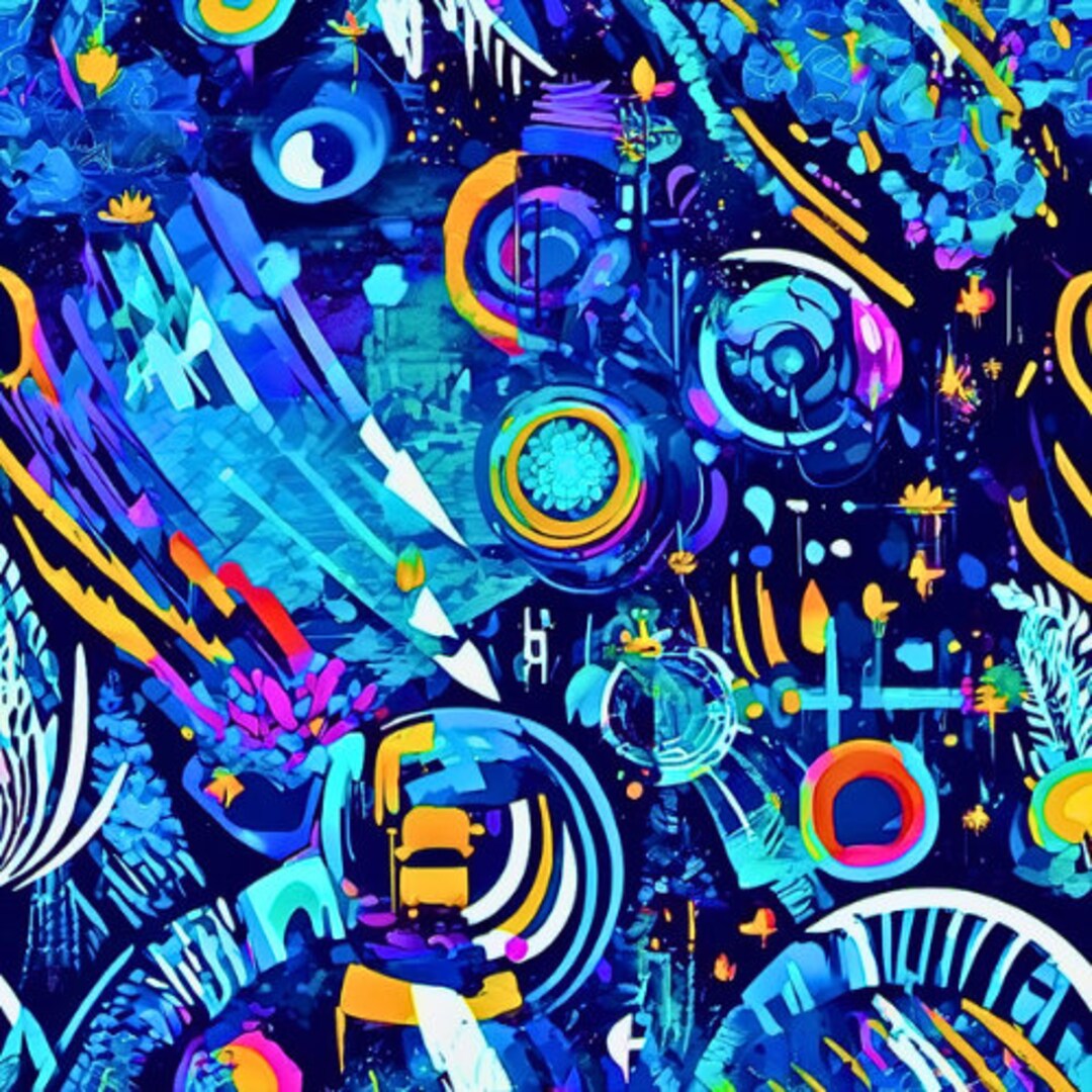PRINTABLE ABSTRACT ART for Instant Wall Decor Luminous Dreamscape