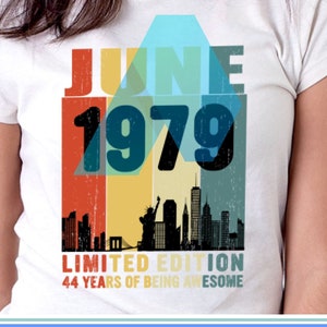 Vintage Birthday Design - Limited Edition Years Being Awesome - Customizable Year & Month - Weathered Design ready for Print and Sublimation