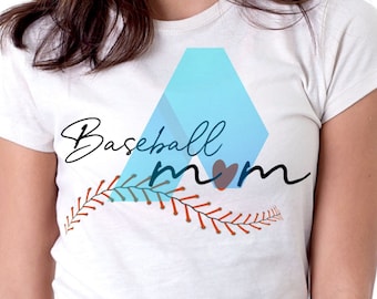 Baseball Mom PNG Design | Sublimation Printable (Digital Download)