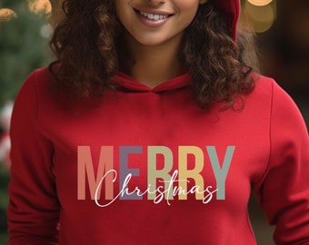 Merry Christmas PNG: Festive Holiday Illustration (Digital Download)