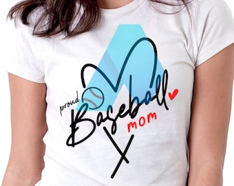 Baseball Mom PNG | Sport Outfit Sublimation Design (Digital Download)