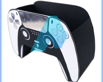 Game Controller Box Cutting Files: PS Inspired Gift Box (SVG, STUDIO3, DXF)
