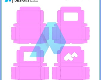 Rectangular Gift Box Cut File – DIY Template, Customizable Size (Digital Download)