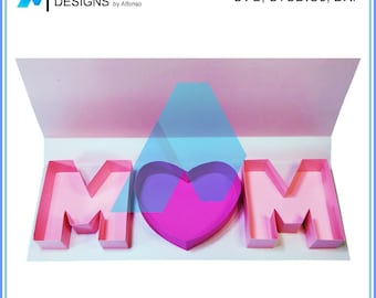 Mom Chocolate Box SVG – Mother's Day Gift, Cricut & Cameo Files (Digital Download)