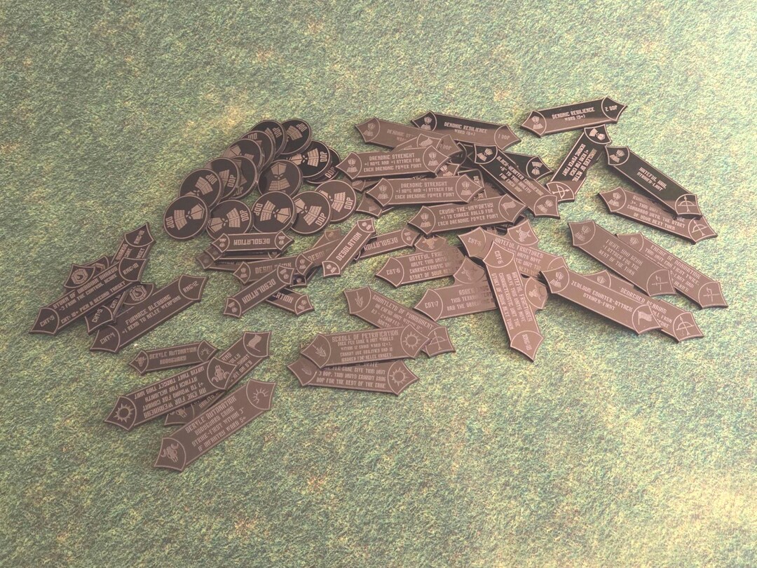 The Demon Forged 4th Edition Tokens - Etsy