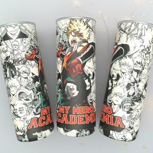 5 PNG, 20 Oz Skinny Tumbler, Anime Sublimation Design PNG, Manga Panel Collage, Straight Tumbler, Anime Digital Download, Instant Download