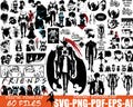 Anime SVG Bundle | Popular Anime & Manga Characters | High-Quality Vector Art | Anime Craft Designs | Instant Digital Download
