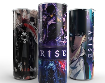 7PNG | 20 Oz Skinny Tumbler, Anime Sublimation Design PNG, Manga Panel Collage, Straight Tumbler, Digitale Download, Instant Download