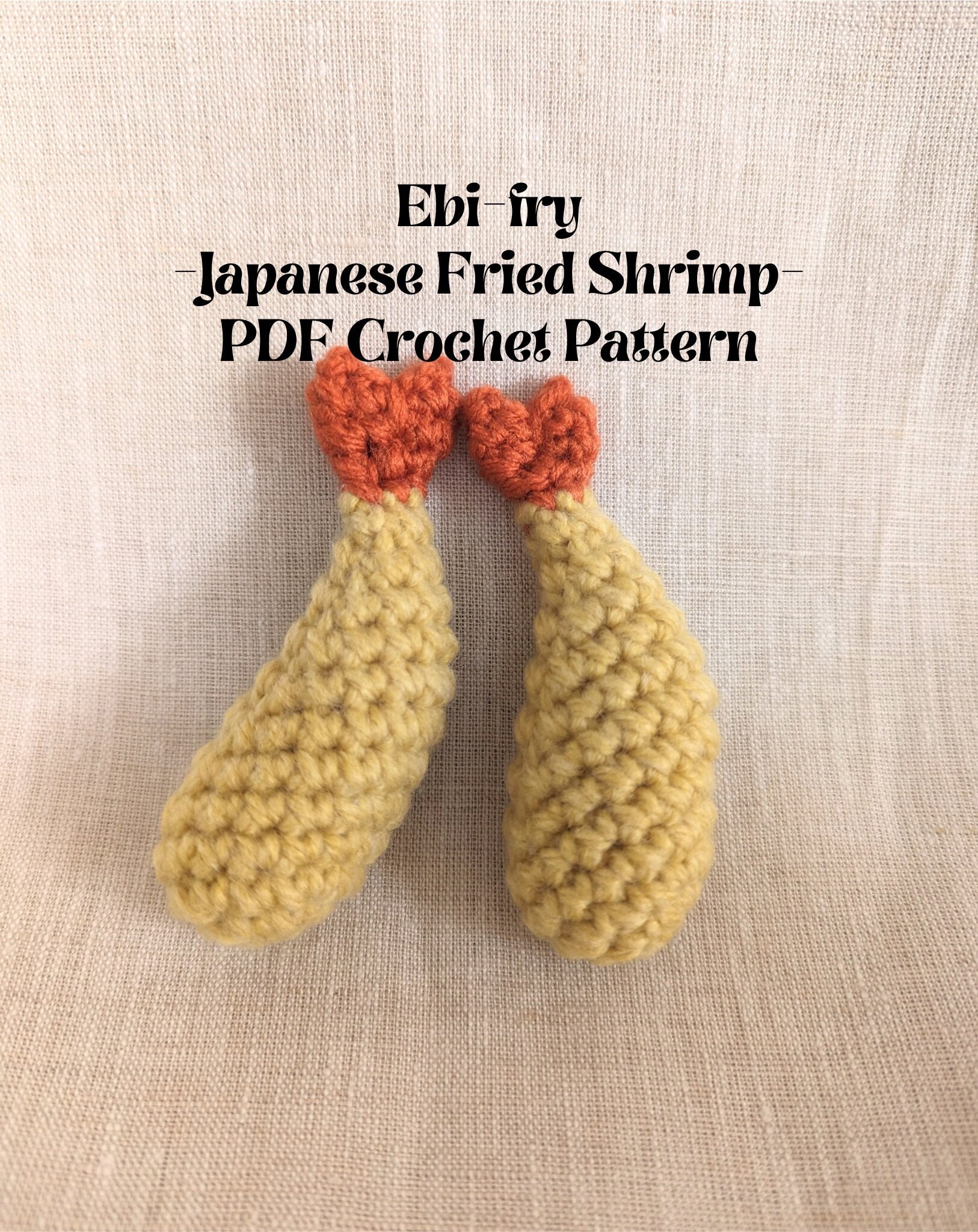 37 Japanese Crochet Patterns to Explore: Bags, Motifs, Amigurumi, and Lace 2 Chubby Ebi-fry crochet