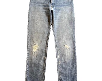 Vintage Lee Riders Straight Leg Denim Pants Tagged Size 34x36 Made in USA