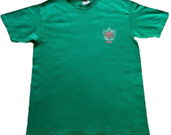 Vintage Oneita Single Stitch T Shirt Graphic XL 90s USA Made Bike