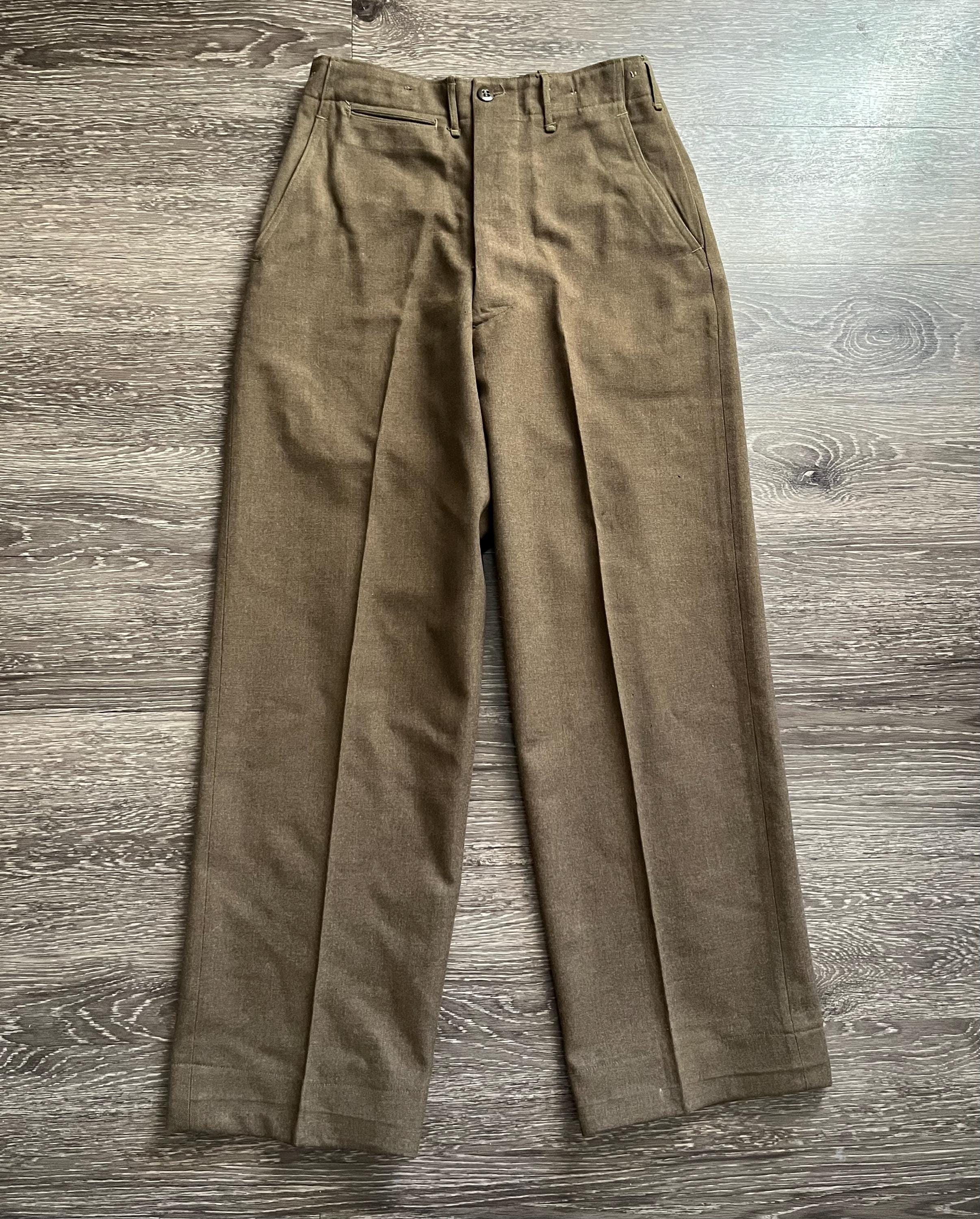 Vintage WW2 US Army Wool Field Trouser Pants Size 29x31 40s - Etsy