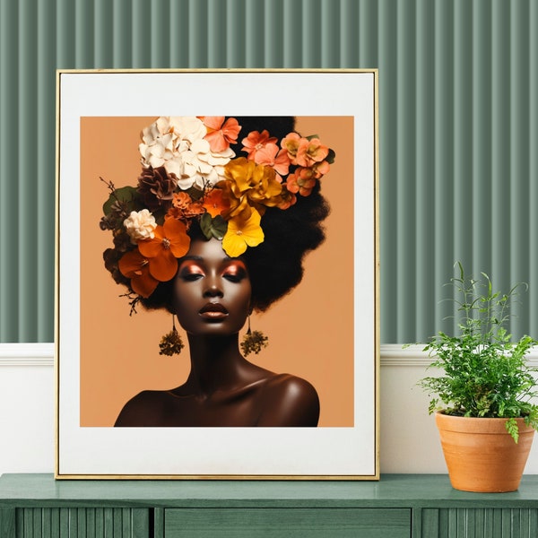 African Flower Motif Etsy
