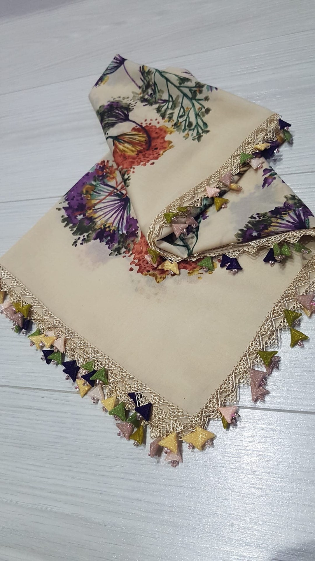 Handcrocheted Oya Needle Lace Needle Lace Flowers Turkish Etsy