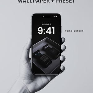 BLVCK Wallpapers: iPhone & Android Sperrbildschirm (Lightroom Preset)