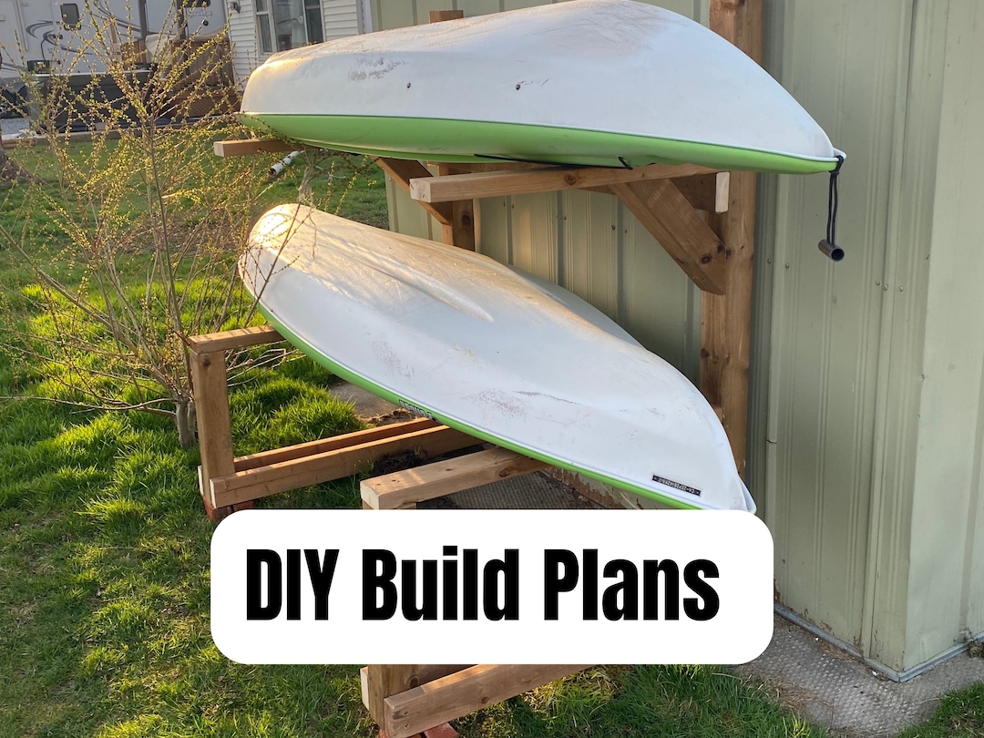 Three Tiered Kayak & SUP Storage Rack Plans Etsy