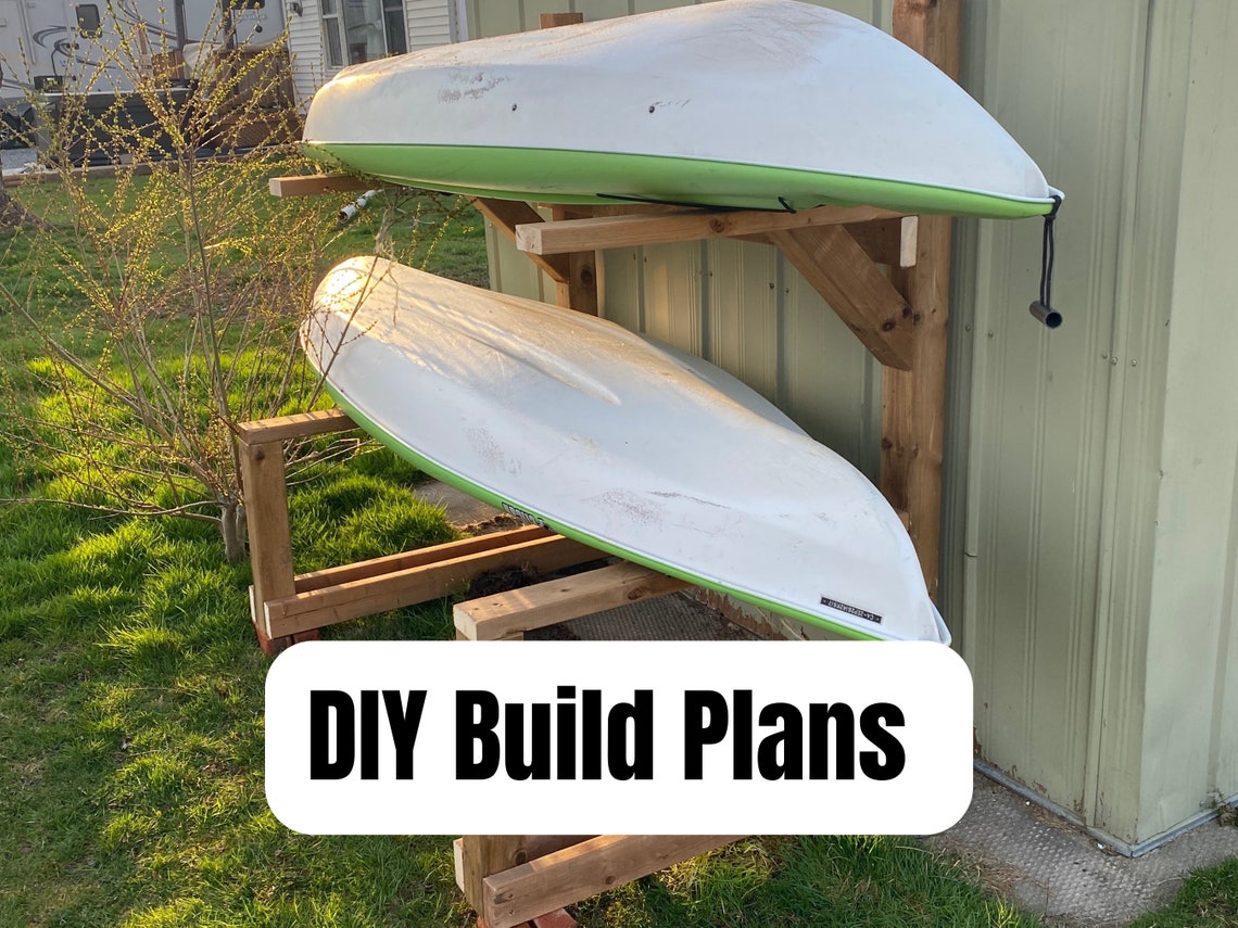 Three Tiered Kayak & SUP Storage Rack Plans - Etsy