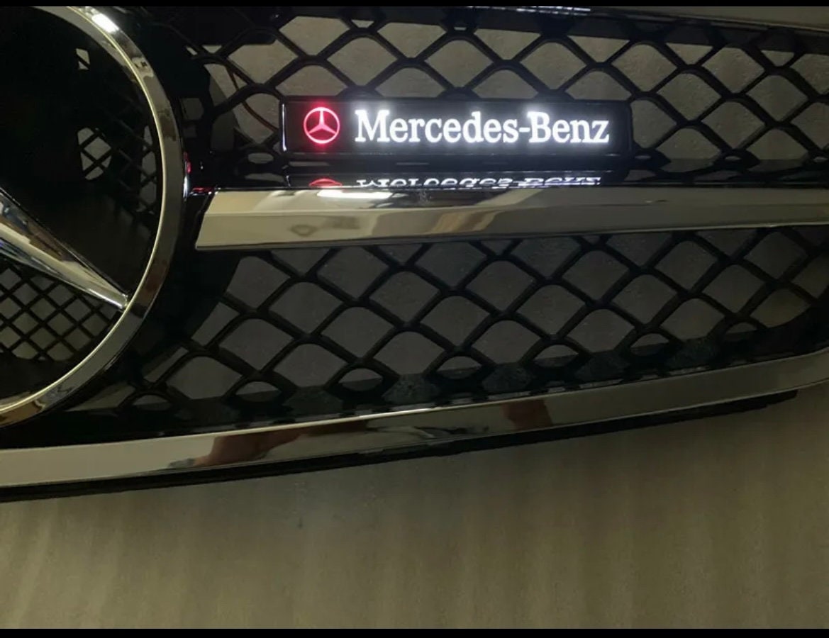 Mercedes Stern schwarz chrom Heckklappe C-Klasse W206