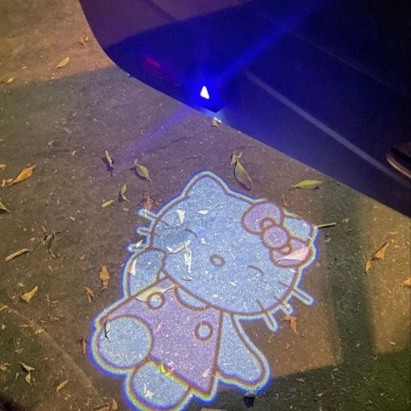 1x Hello kitty Auto Tür Projektor Licht led