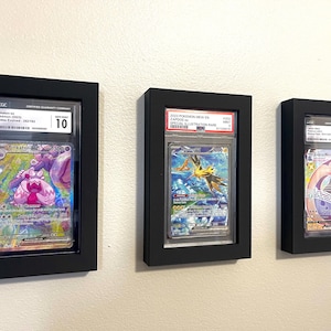 PSA / CGC / BGS Graded Card Wall Display Frame (Karten nicht enthalten) - 3D gedruckt