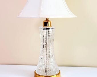 Vintage genuine Waterford crystal Lismore lamp