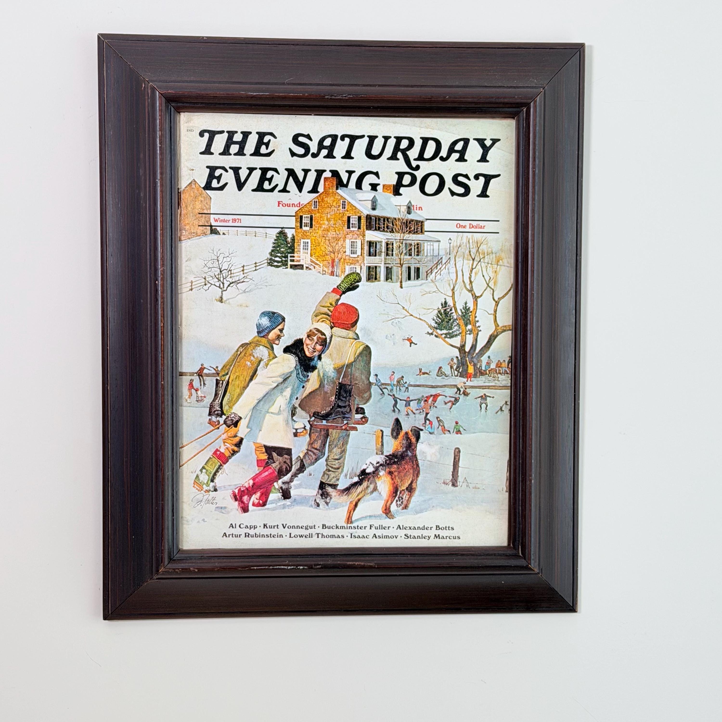 ロックウェル Saturday Evening Post 額装 Saturday Evening Post Framed - Etsy