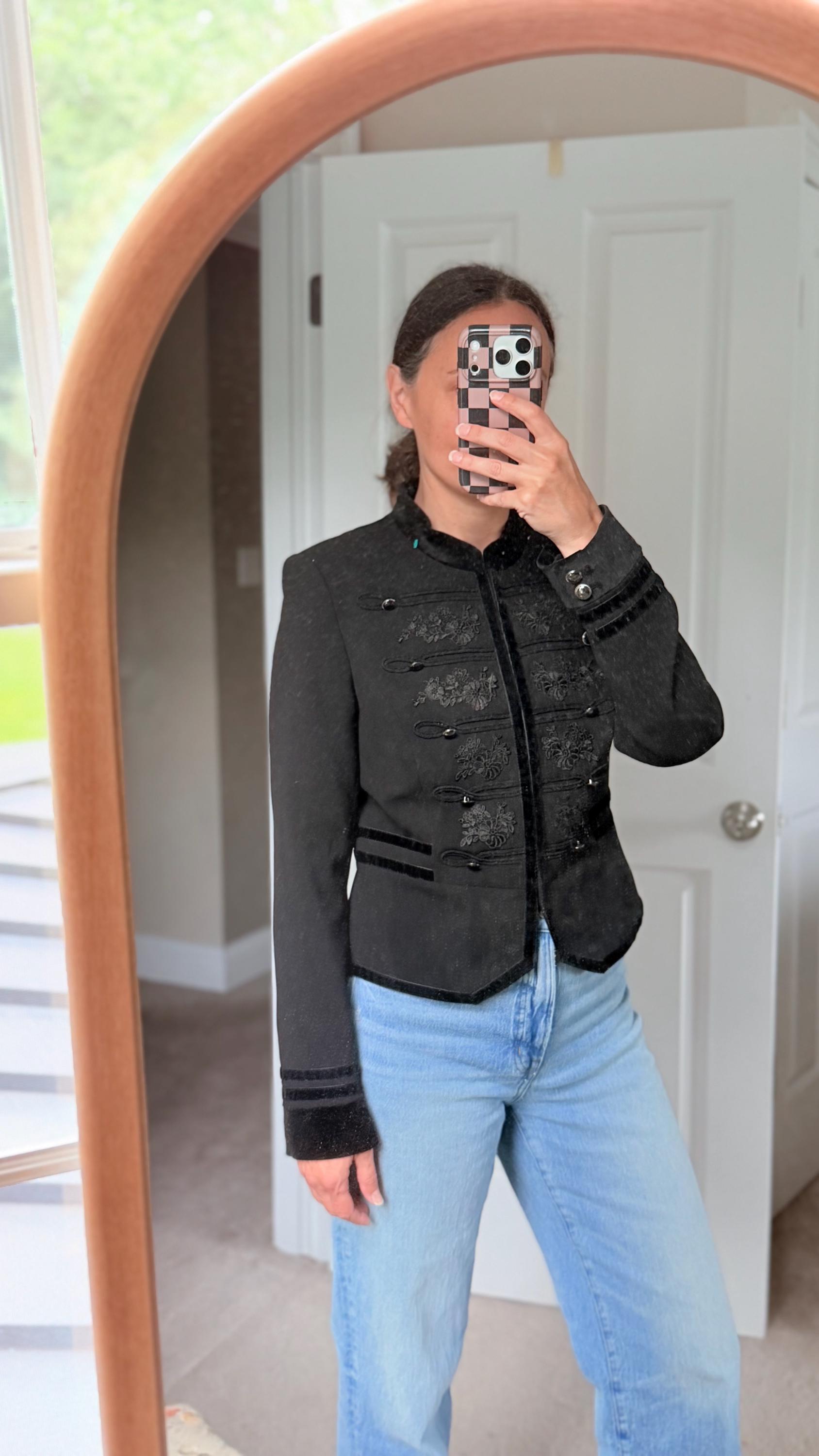 Vintage Womans Y2k Military Jacket - Etsy