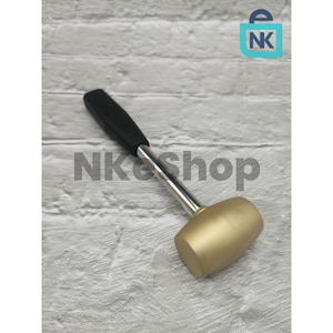 2lb Brass Hammer Jewelry Making Hammer Golden Hammer Brass Head Hammer