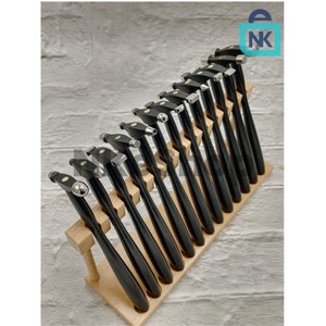 13 Forming Hammers with Wooden Stand