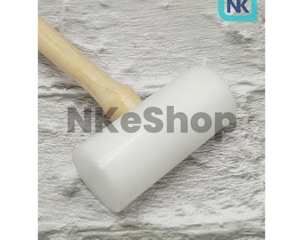 Jewelry Nylon Head Hammer Plastic Hammer for Jewelers White Head Hammer for Jewelry Working
