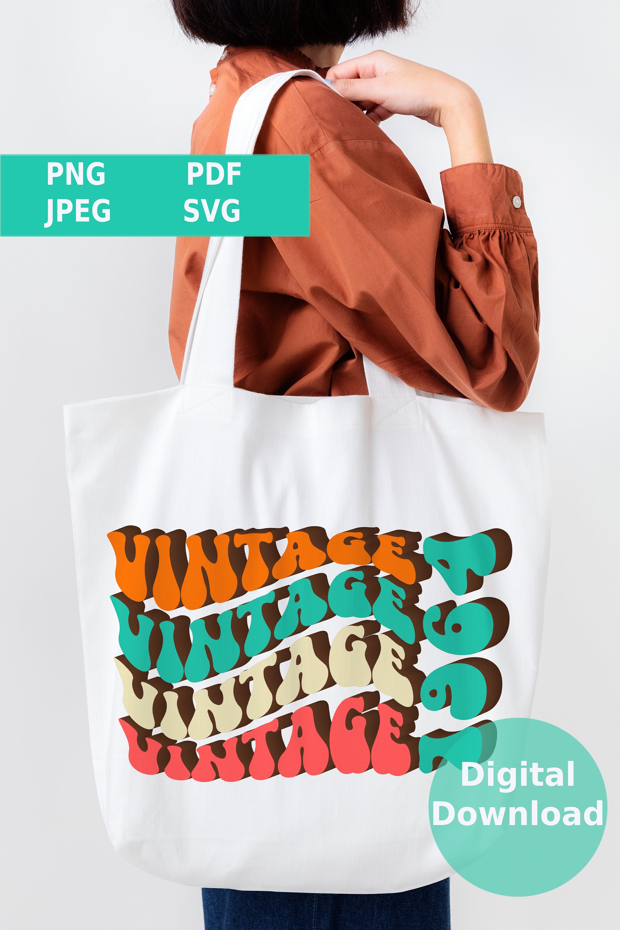 Retro Vintage With Custom Year Digital Design Files - Etsy