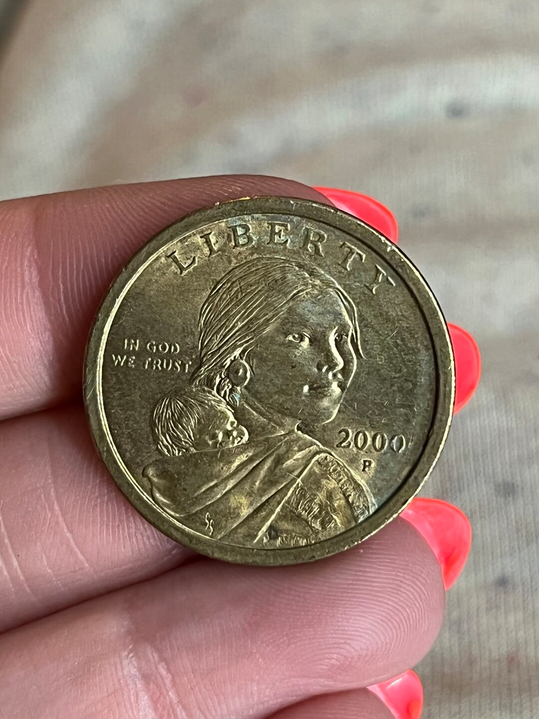 Wounded Eagle Sacagawea US Dollar Coin 2000 P Super Rare and Etsy