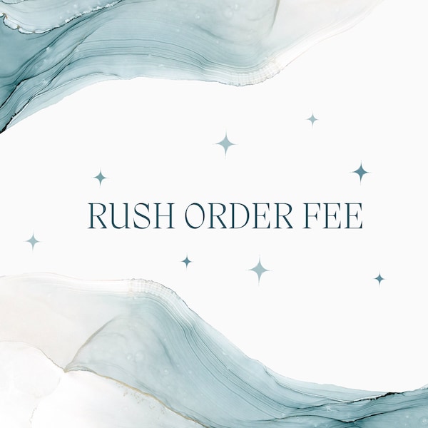 Rush Order Production Fee - Select Your Item Category From Drop Down Menu