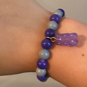 Purple Gummy Bear Bracelet