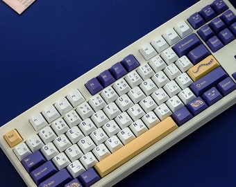 GMK Tako Keycaps | Cherry Profile Keycaps Set |  PBT Material | Keycaps For MX Switch | GMk Clone Artisan Keycap Set