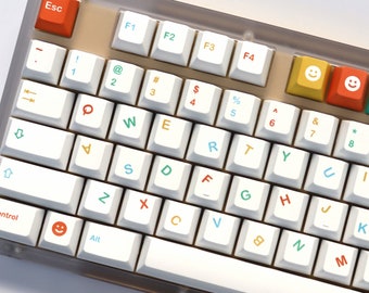 Cool Kids Keycaps | Cherry Profile Keycaps Set |  PBT Material | Keycaps For MX Switch | GMk Clone Artisan Keycap Set