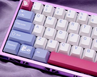 Tuzi Bunny Keycap Set | Custom Keycaps | Cherry Profile PBT | 140 Keys | ISO Support