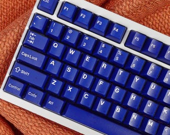 Blue Jade Edition Double Shot Keycap Set | Custom Keycaps | Cherry Profile PBT ABS | 174 Keys