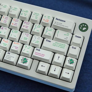 Vim Theme PBT Keycap Set | Dye-Sub Sublimation | Cherry Profile | 156 Keys