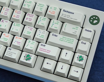 Vim Theme PBT Tastenkappen Set | Dye-Sublimation | Kirschprofil | 156 Schlüssel