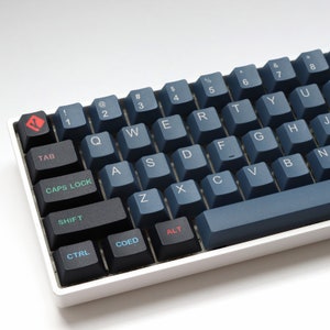 Keycaps Oblivion PBT Double Shot - 129 Touches - Compatible Cherry MX, Gateron - Pour Claviers Mécaniques QWERTY/AZERTY - 11
