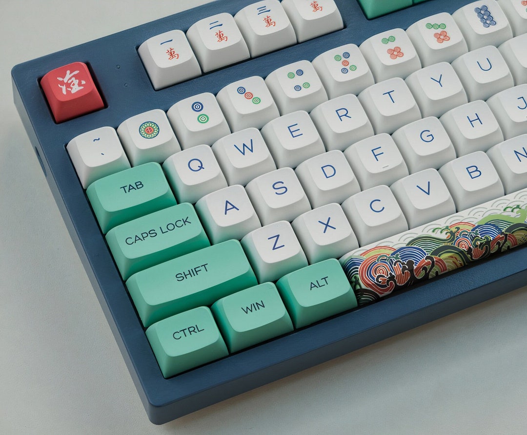 Japanese Art Keycaps XDA Profile Keycaps Set PBT Material Etsy